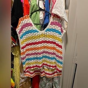 Crochet Striped Sweaters